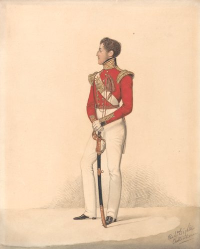 Lord Henry Charles Capel Somerset, 5 Lekka Piechota - Cheltenham autorstwa Richard Dighton
