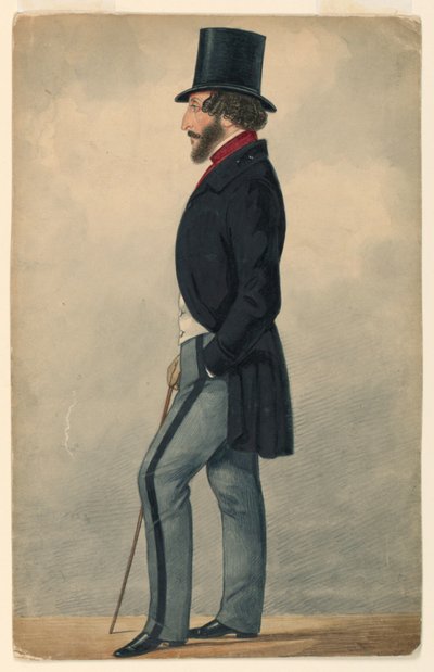 Portret lorda Beauclerk autorstwa Richard Dighton