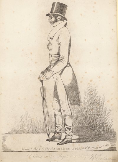 Richarda Thorntona; Widok na Royal Exchange autorstwa Richard Dighton