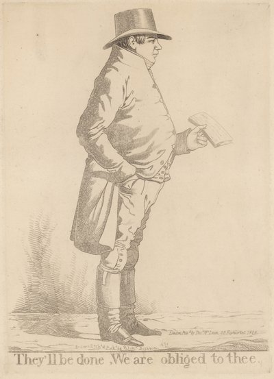 Samuel Gurney; Skończą się, jesteśmy ci zobowiązani autorstwa Richard Dighton