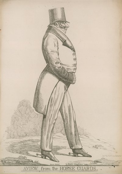 Sir Robert Bolton; Widok z Gwardii Konnej autorstwa Richard Dighton
