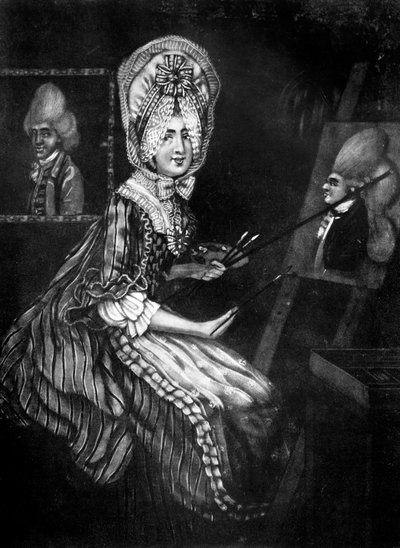 Malarka Macaronis, 1770. autorstwa Richard Dighton