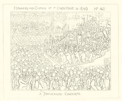 1849, Koncert promenadowy autorstwa Richard Doyle