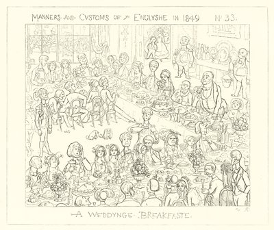 1849, Śniadania weselne autorstwa Richard Doyle