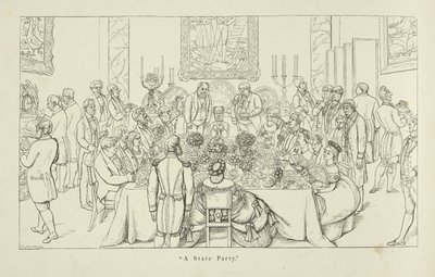 Państwo-Strona. Duże wydarzenie towarzyskie we wspaniałej oprawie. autorstwa Richard Doyle
