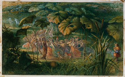 Taniec wróżek na polanie autorstwa Richard Doyle