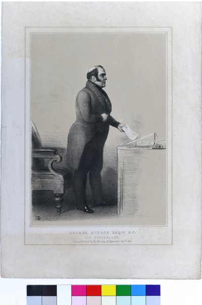 George Hudson Esqre. M.P. dla Sunderland autorstwa Richard Doyle