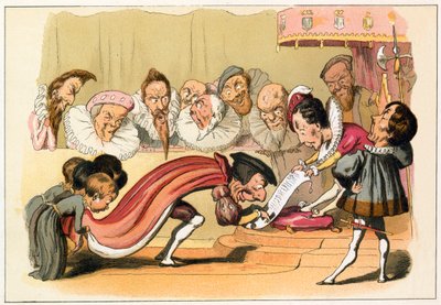 Król Edward VI przyznaje przywilej autorstwa Richard Doyle