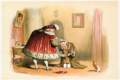 Król Henryk VIII i poseł na Sejm autorstwa Richard Doyle