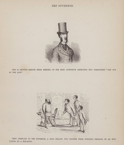 Strona z amerykańskiej trasy panów Browna, Jonesa i Robinsona (grawerunek) autorstwa Richard Doyle