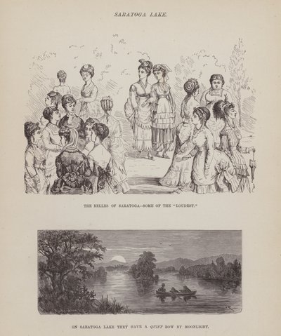 Strona z amerykańskiej trasy panów Browna, Jonesa i Robinsona (grawerunek) autorstwa Richard Doyle