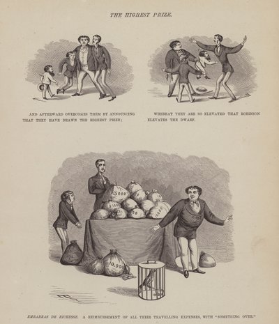 Strona z The American Tour of Messrs Brown, Jones and Robinson (rycina) autorstwa Richard Doyle