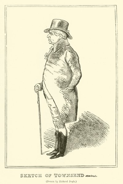 Szkic Townsend (grafika) autorstwa Richard Doyle
