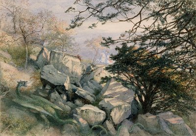 Smok z Wantley autorstwa Richard Doyle
