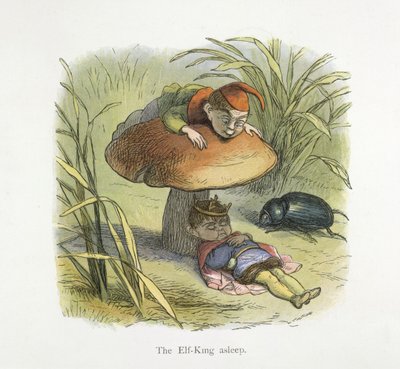Król Elfów śpi autorstwa Richard Doyle