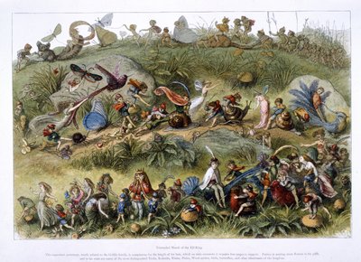 Triumfalny Marsz Króla Elfów autorstwa Richard Doyle