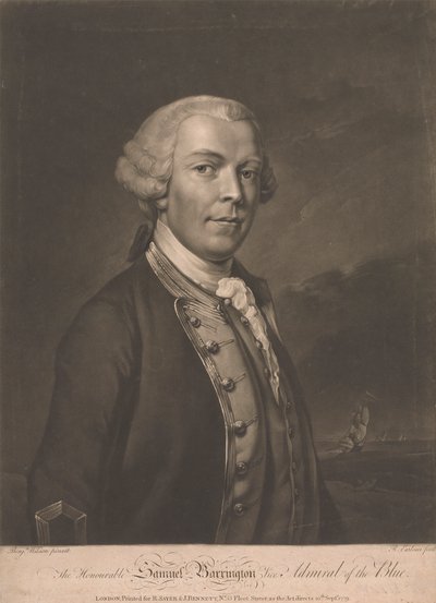 Samuela Barringtona autorstwa Richard Earlom