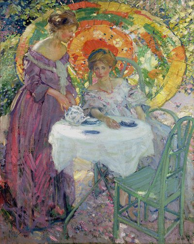 Popołudniowa herbata autorstwa Richard Emil Miller