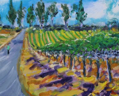 Spacer po hrabstwie wina, Napa, 2017 autorstwa Richard Fox