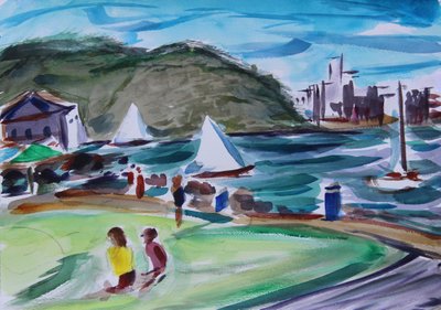 Zatoka, Tiburon, 2020 autorstwa Richard Fox