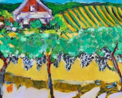 Winogrona Merlot, Napa, 2017 autorstwa Richard Fox