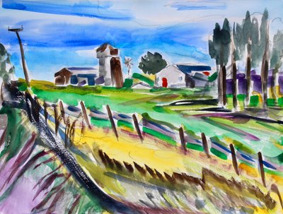 Opuszczona farma, 2018 autorstwa Richard Fox