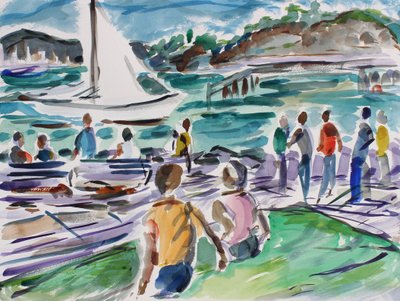 Promenada Tiburona, 2017 autorstwa Richard Fox