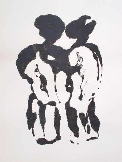 Bez tytułu, 2010 (monotypia) autorstwa Richard Green