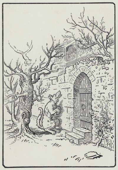 Pielęgniarka i wilk (rycina) autorstwa Richard Heighway