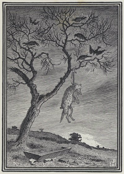 Wilk w owczej skórze (grawerunek) autorstwa Richard Heighway