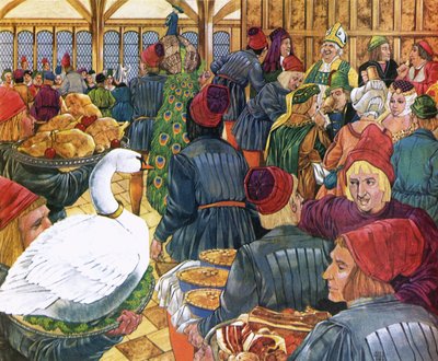Święto nowego arcybiskupa Yorku w 1467 r. autorstwa Richard Hook