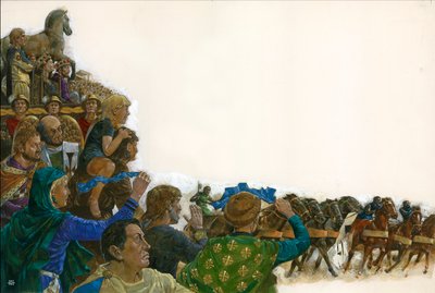Wyścigi na hipodromie 530 r. n.e. autorstwa Richard Hook