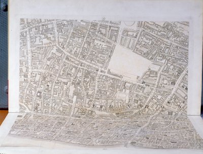 Plan miasta Londynu, opublikowany w 1813 r. (zob. 247354-247356) autorstwa Richard Horwood