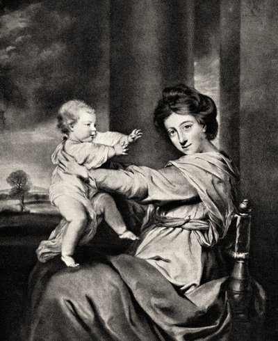Caroline, księżna Marlborough i córka, XX wiek autorstwa Richard Houston