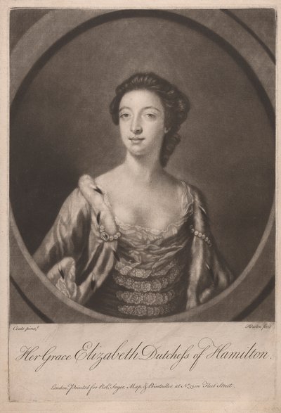 Jej Grace Elżbieta Księżna Hamilton autorstwa Richard Houston