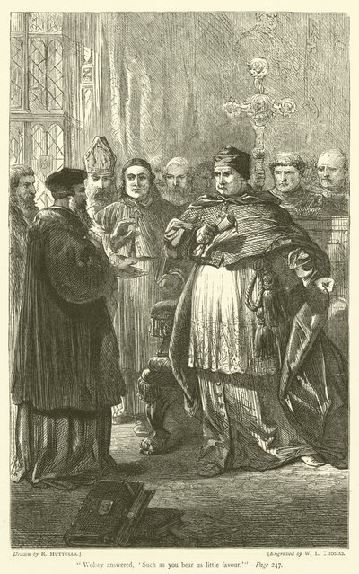 Wolsey odpowiedział: Tak, jak ty nie masz dla nas łaski autorstwa Richard Huttula