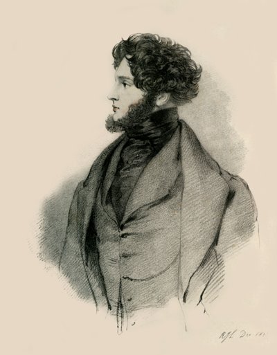 Alfred, hrabia dOrsay, 1833. autorstwa Richard James Lane