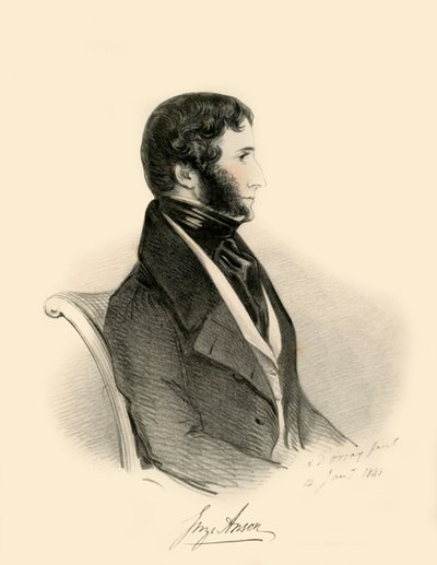 George Anson, 1840. autorstwa Richard James Lane