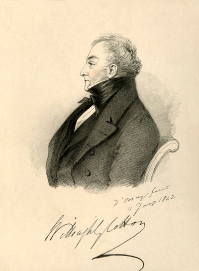 Sir Willoughby Cotton, 1842. autorstwa Richard James Lane