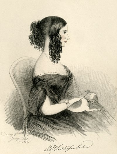Hrabina Chesterfield, 1833. autorstwa Richard James Lane