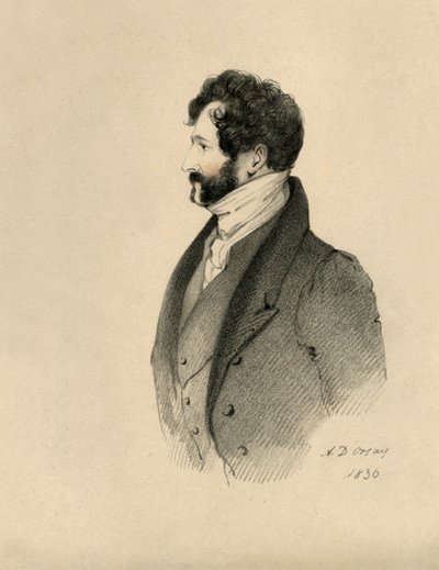 Czcigodny Lincoln Stanhope, 1836. autorstwa Richard James Lane