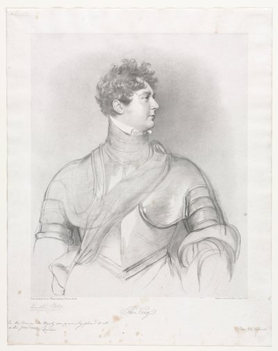 Król, Jerzy IV z Wielkiej Brytanii autorstwa Richard James Lane