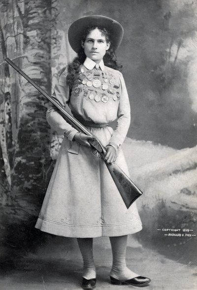 Annie Oakley, wyd. ok.1899 autorstwa Richard Kyle Fox