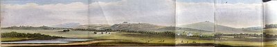 Harrow, Little Primrose Hill i Primrose Hill, fragment z „Panoramicznego widoku wokół Regent
