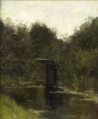 Róg stawu w pobliżu Breukelen autorstwa Richard Nicolaüs Roland Holst