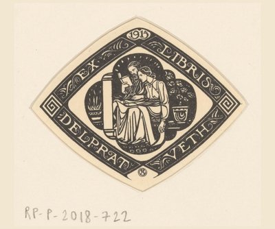 Ekslibris Delprat-Veth autorstwa Richard Nicolaüs Roland Holst