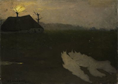 Krajobraz przy świetle księżyca autorstwa Richard Nicolaüs Roland Holst