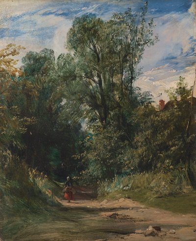 Zalesiony pas autorstwa Richard Parkes Bonington