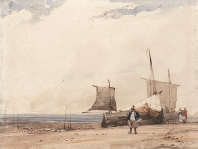 Scena na plaży autorstwa Richard Parkes Bonington