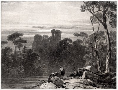 Zamek Bothwell autorstwa Richard Parkes Bonington